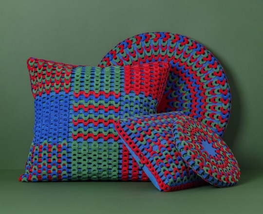 Spectrum Dots&trade; handcrafted cushions